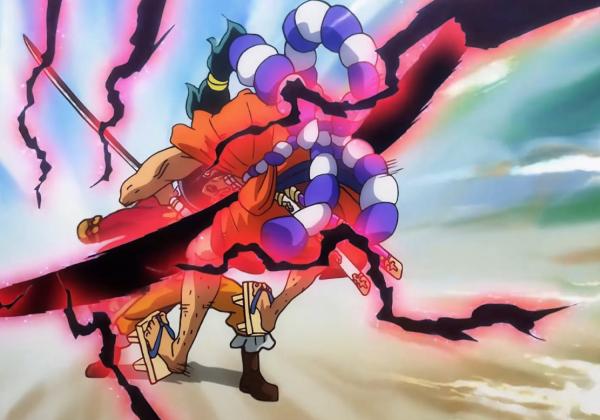 One Piece: Mengupas Teknik Kamusari yang Dipakai Akagami no Shanks Saat Hancurkan Eustass Kid di Chapter 1079