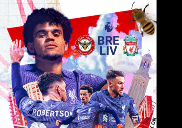 Link Live Streaming Liga Inggris 2023-2024: Brentford vs Liverpool