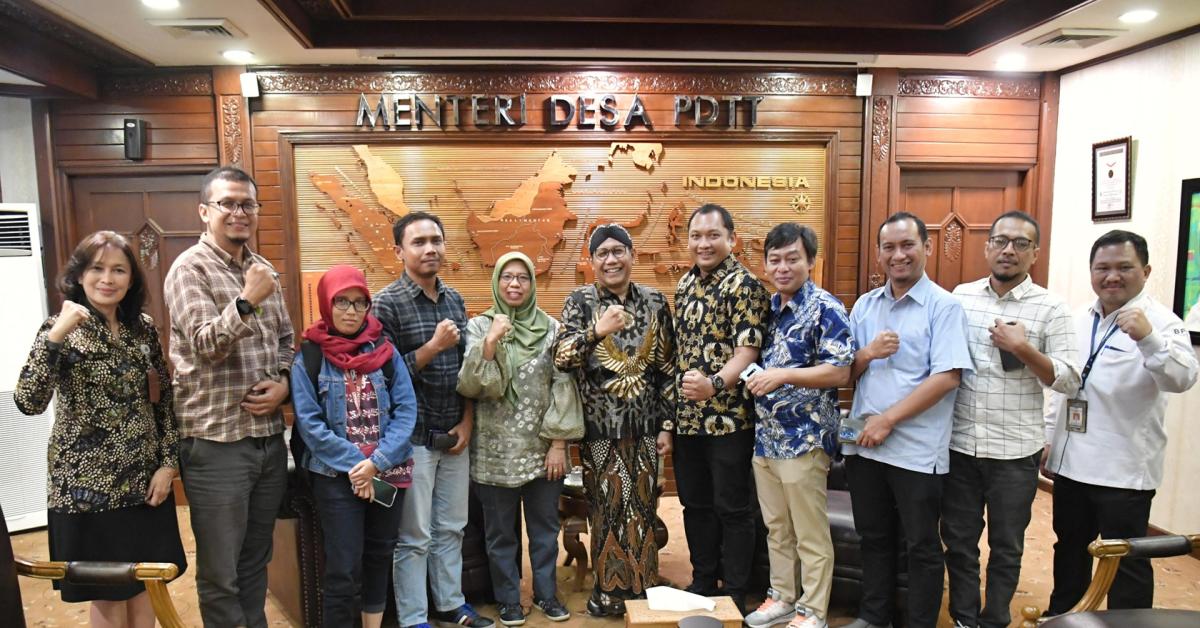 Kemendes - DNN Jalin kerjasama, Dorong Program Kemajuan Desa di 2024