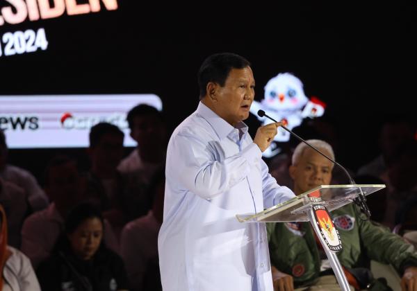 Debat Capres 2024, Prabowo Tegaskan Fungsi Utama Negara yaitu Melindungi Rakyatnya