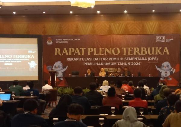  KPU Kota Bekasi Tetapkan 1.822.421 Daftar Pemilih Sementara Pemilu 2024 