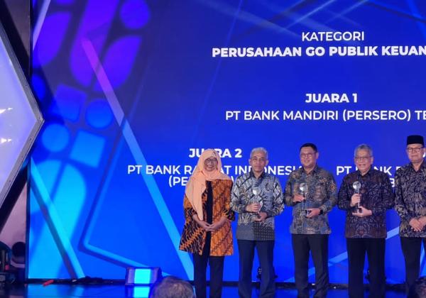 Konsisten Jaga Transparansi, Bank Mandiri Raih Juara 1 Perusahaan Go Publik Keuangan Annual Report Award (ARA) 2022