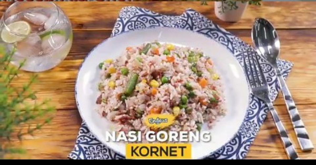 Resep Nasi Goreng Kornet Keju Cheddar: Ide Menu Sarapan yang Simpel, Gurih Creamy-nya Nggak Bikin Nyesel 