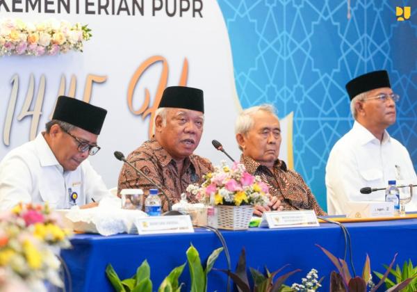 Halalbihalal Idul Fitri 1445 H, Menteri Basuki Ingatkan Insan PUPR Perbarui Niat Kerja untuk Ibadah
