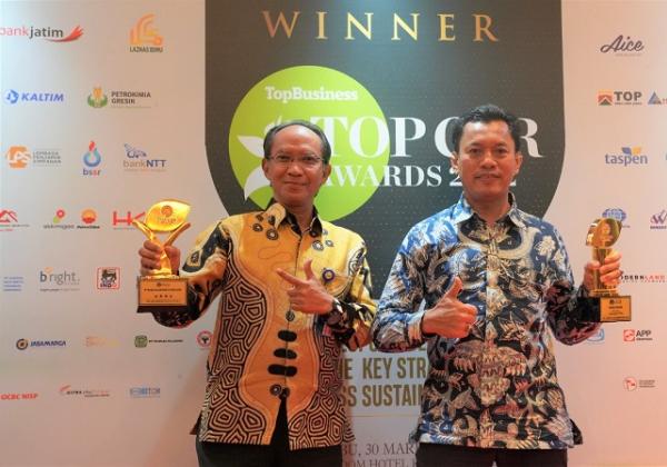 Brantas Abipraya Boyong Dua Penghargaan di TOP CSR Awards 2022, Salah Satunya Diraih Dirut Sugeng Rochadi 