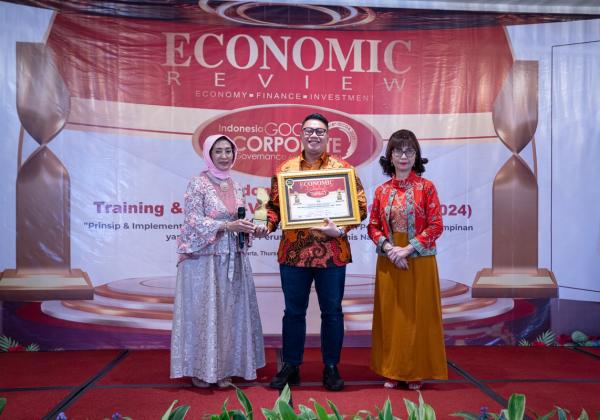 Konsisten Terapkan Tata Kelola yang Baik, Brantas Abipraya Raih Best GCG Award dari Economic Review
