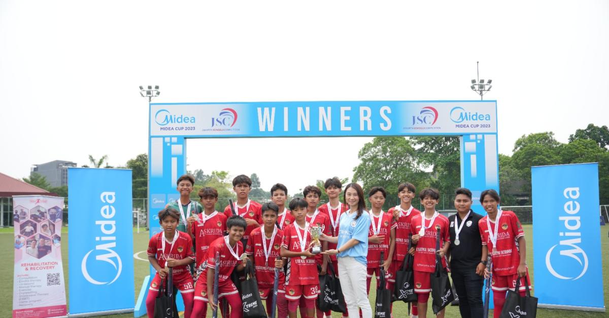 Dukung Pertumbuhan Bibit Sepak Bola Tanah Air, Midea Gelar Midea Cup 2023