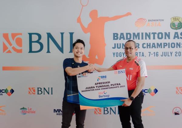 BNI Beri Apresiasi Atlet pada Badminton Asia Junior Champhionship 2023