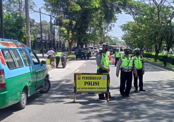 Operasi Patuh Maung 2022, Ribuan Pengendara di Kota Tangerang Kena Tegur Polisi
