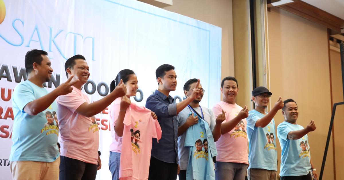 Konsolidasi dengan Relawan SAKTI, Gibran: Ini Masa-Masa yang Krusial, Jangan Sampai Blunder!