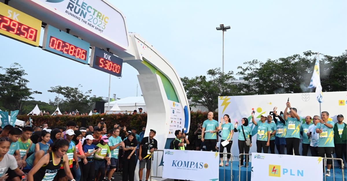 Ajang Kampanye Ramah Lingkungan, PLN Electric Run 2023 Berhasil Kurangi Emisi 11.880 Kg CO2