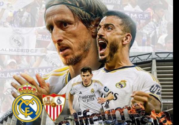 Link Live Streaming Liga Spanyol 2023-2024: Real Madrid vs Sevilla