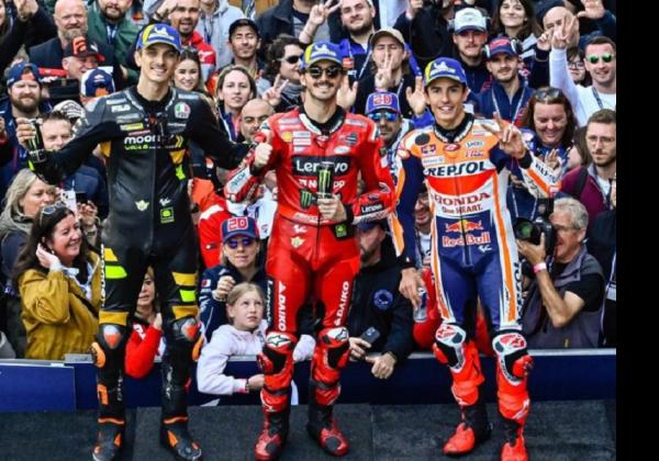 Hasil Kualifikasi MotoGP Prancis 2023: Francesco Bagnaia Tercepat, Marquez Kedua