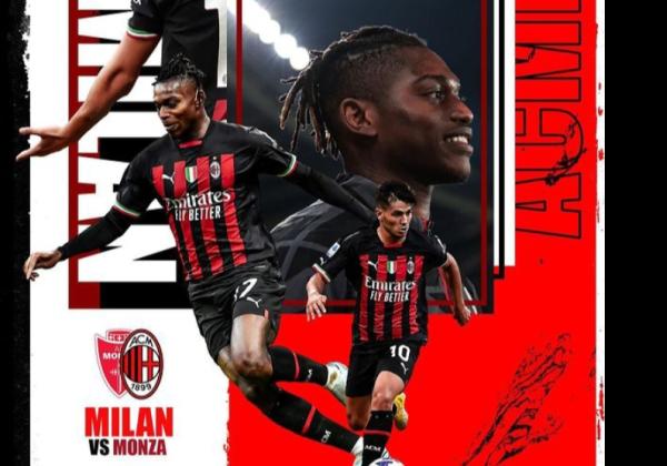 Link Live Streaming Liga Italia 2022/2023: Monza vs AC Milan