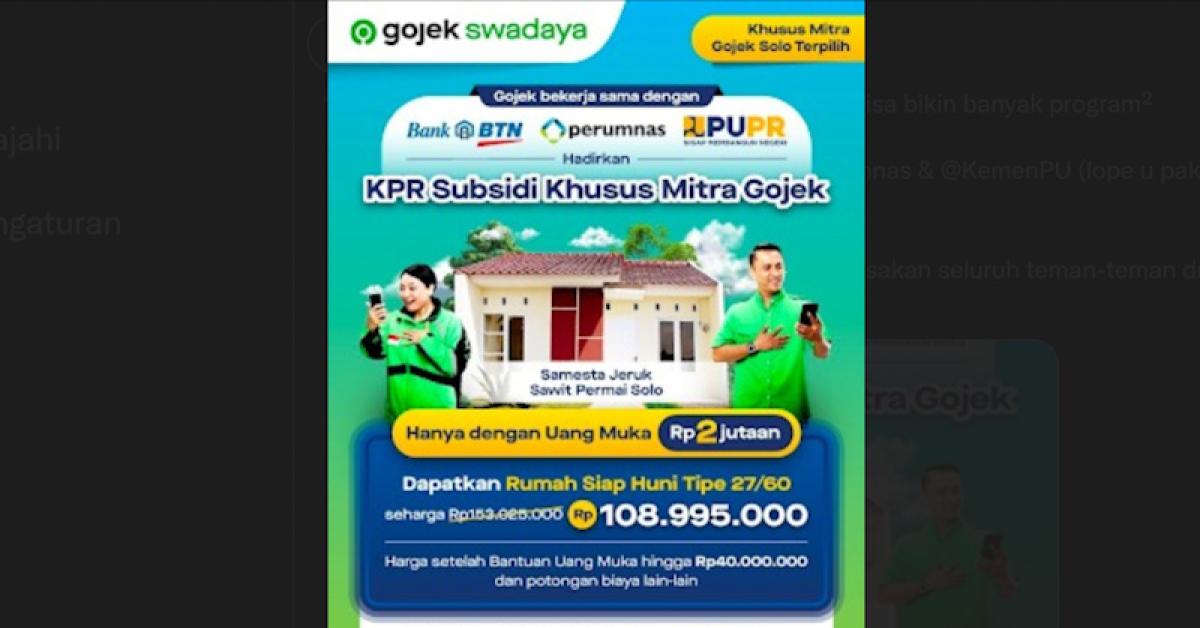 Lagi Viral nih!!, Senangnya Babang Gojek Punya Rumah Berkat KPR BTN