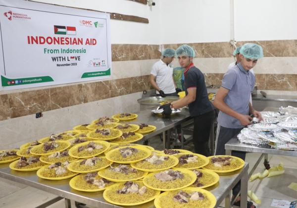 Penuhi Kebutuhan Dasar Pengungsi, Dompet Dhuafa Gulirkan Dapur Umum dan Ratusan Paket Pangan bagi Penyintas Gaza