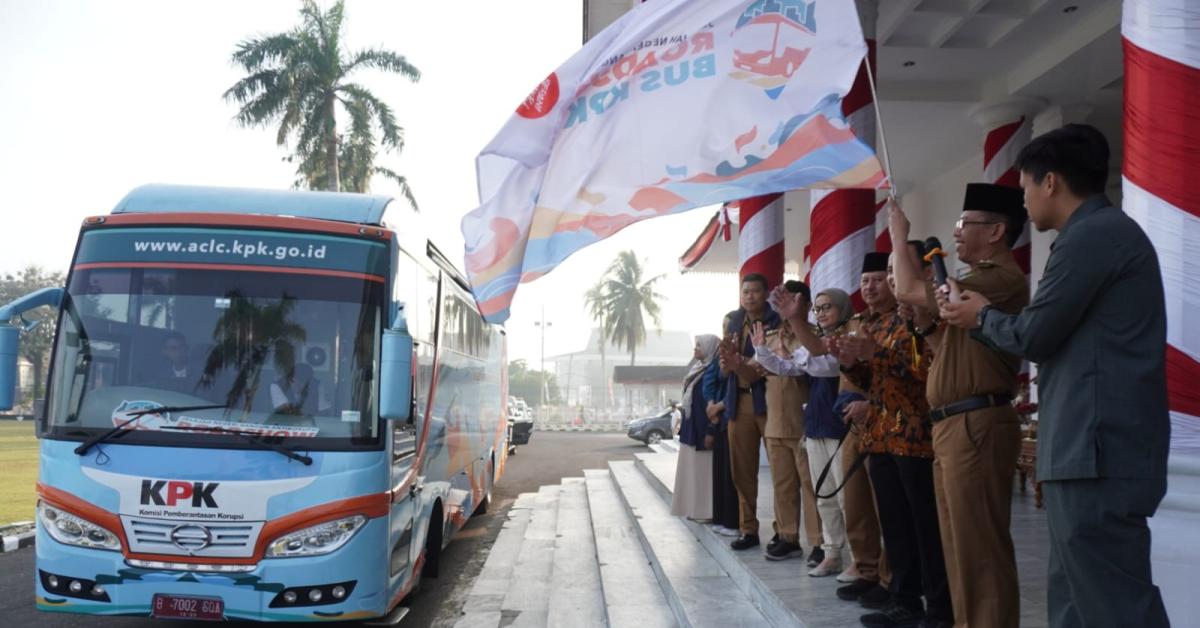 Lepas Roadshow Bus KPK RI Menuju Jambi, Bengkulu Terus Semangat Lawan Korupsi