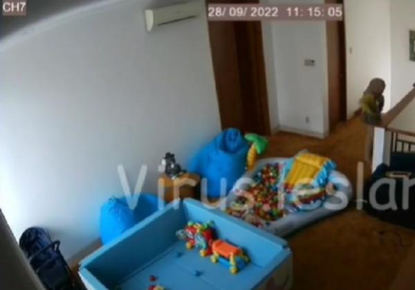  Viral Rekaman CCTV Lesti Kejora Bawa Pergi Baby L Usai Diduga di KDRT Rizky Billar