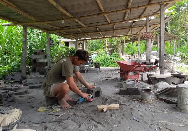 Klaster Perajin Batu Paras Taro di Bali Semakin Berkembang Berkat Program Pemberdayaan BRI