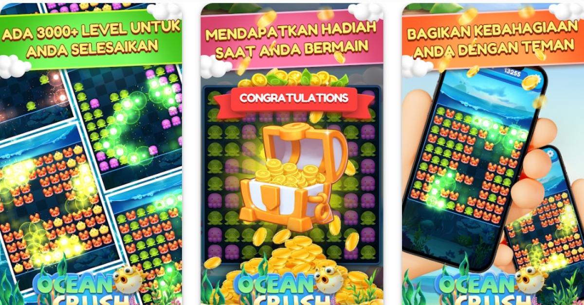 Link Download Ocean Crush, Game Penghasil Uang Terbukti Membayar!