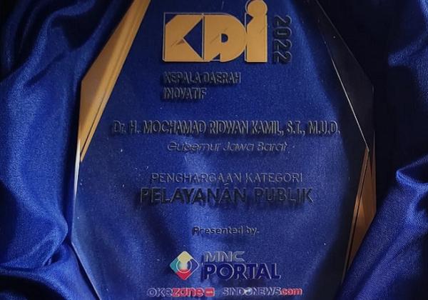 Ridwan Kamil Raih Penghargaan Kepala Daerah Inovatif