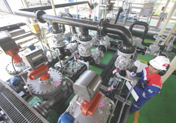 Paska kebakaran Slop Tank , Booster Station KM 77 Pertagas Banyuasin kembali beroperasi