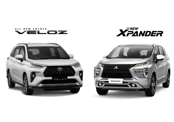 Komparasi Toyota Veloz 2023 vs Mitsubishi Xpander: Duel 2 MPV Sejuta Umat di Indonesia, Mana Lebih Unggul?