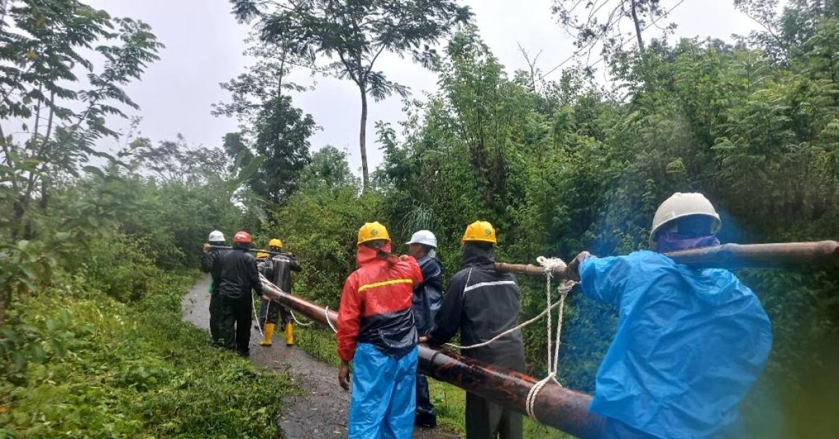 Pasukan Khusus PLN Terjun Tangani Gangguan Kelistrikan karena Cuaca Ekstrem di Selayar Sulsel