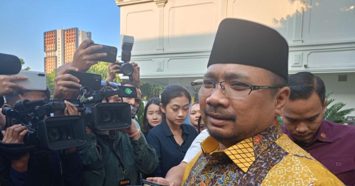 Menag Yaqut Ogah Cabut Perkataan Jangan Pilih Pemimpin yang Pandai Berbicara Manis