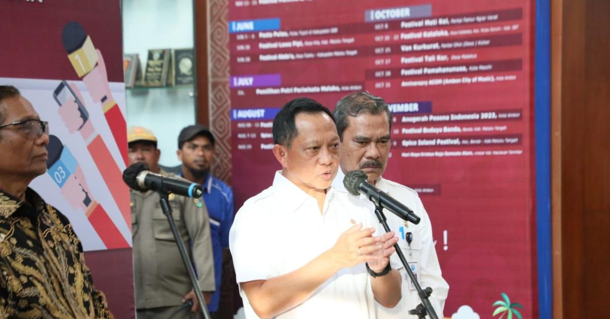 Gerbangdutas 2023 Dimulai, Menteri Tito Minta BNPP Kawal Alokasi Dana ke Perbatasan Maluku