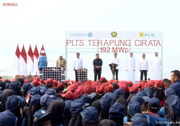 Jokowi Resmikan PLTS Terapung Cirata Terbesar di Asia Tenggara dan Nomor 3 Dunia