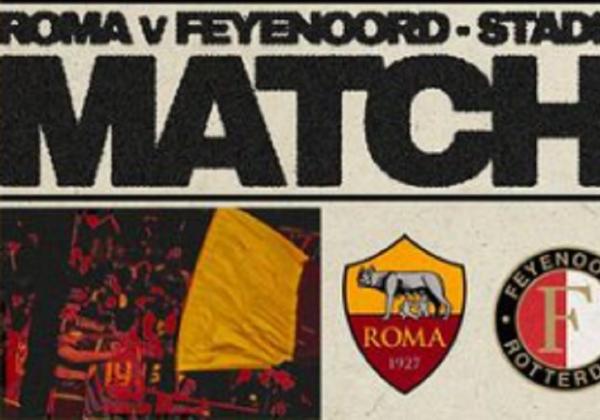 Link Live Streaming Liga Eropa 2023-2024: AS Roma vs Feyenoord