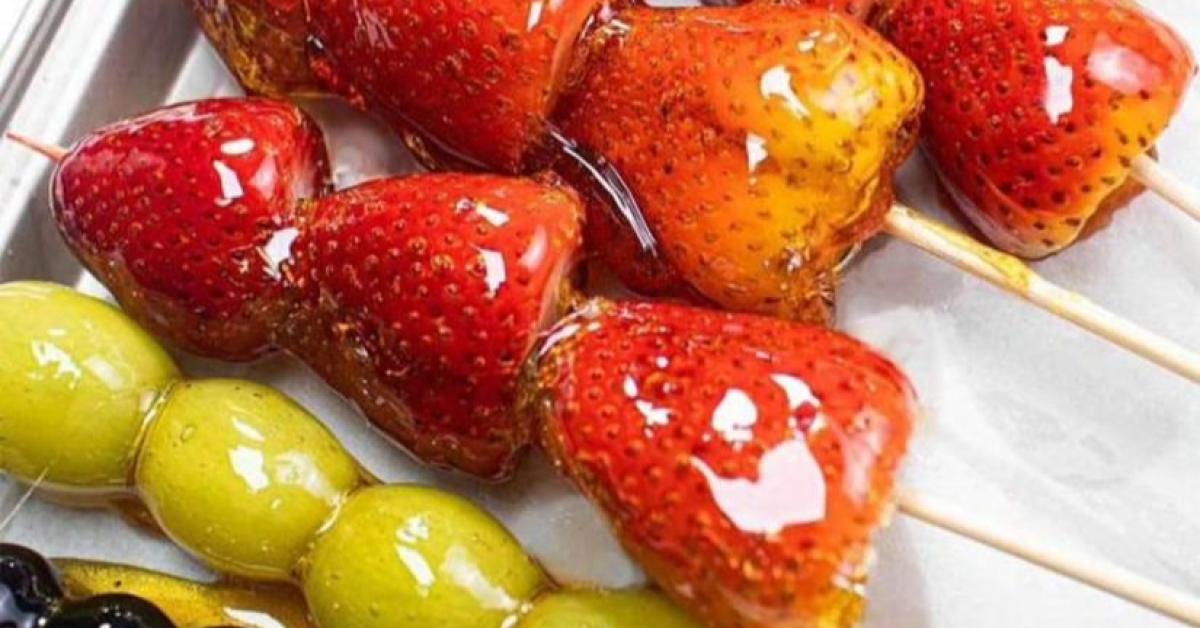 Cara Membuat Tanghulu Candy Permen Buah Yang Manis Dengan Sensasi Segar