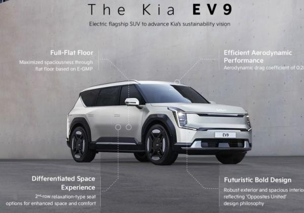 Spesifikasi dan Fitur Canggih Kia EV9 GT-Line, Mampu Menempuh Jarak 497 Km dalam Baterai Kondisi Penuh
