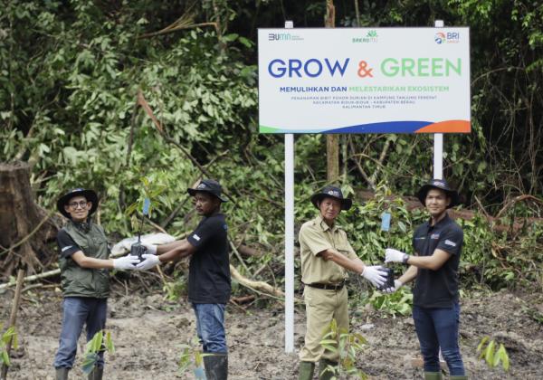 BRI Peduli Grow & Green Salurkan 2.500 Bibit Pohon Durian di Berau