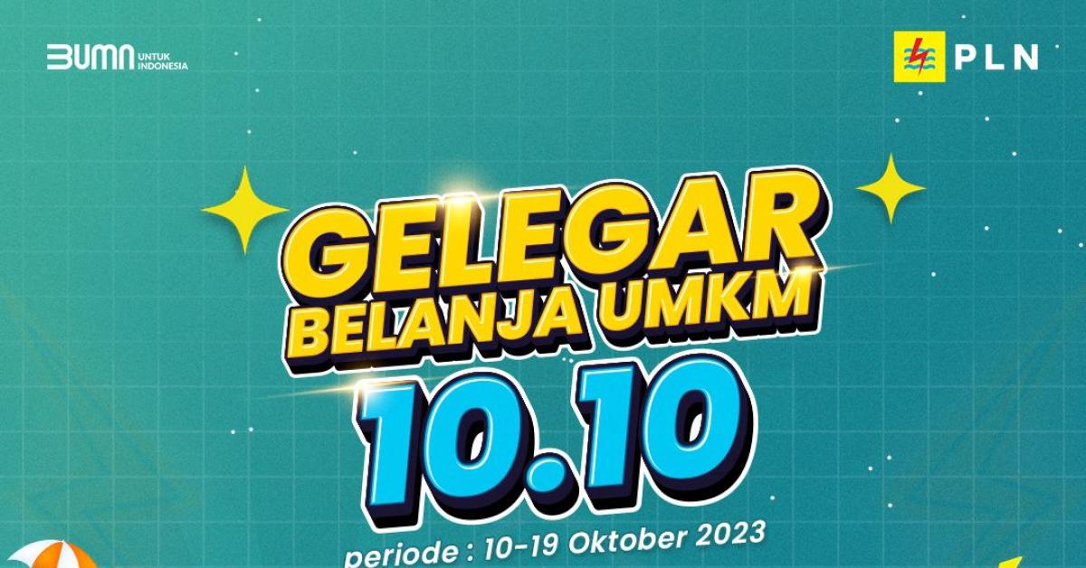  Yuk Siap-Siap Check-Out! Harbolnas di PLN Mobile 10.10 Gratis Ongkir Produk UMKM