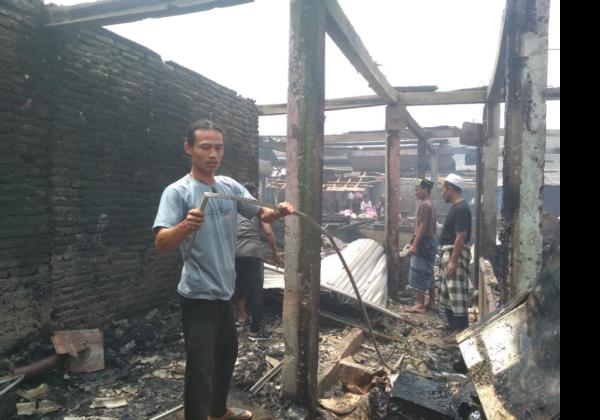 Cerita Pedagang Pasar Gembong Tangerang, Baru Belanja Dagangan Malah Kebakaran