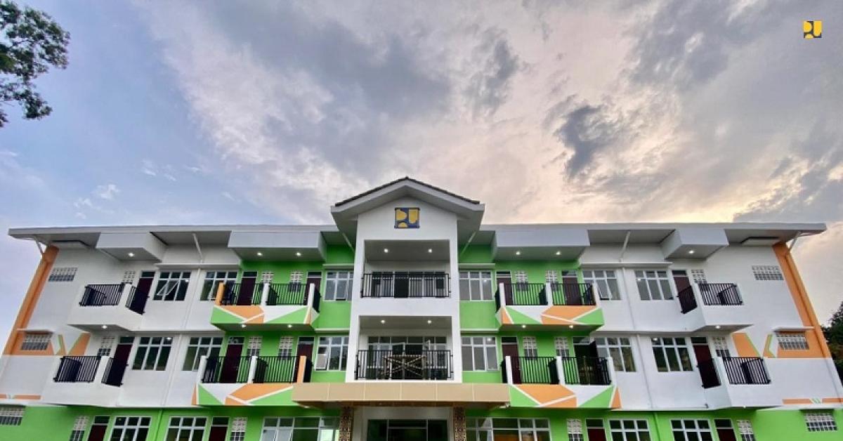 Megahnya Rusun Kampus Unila yang Dibangun Kementerian PUPR