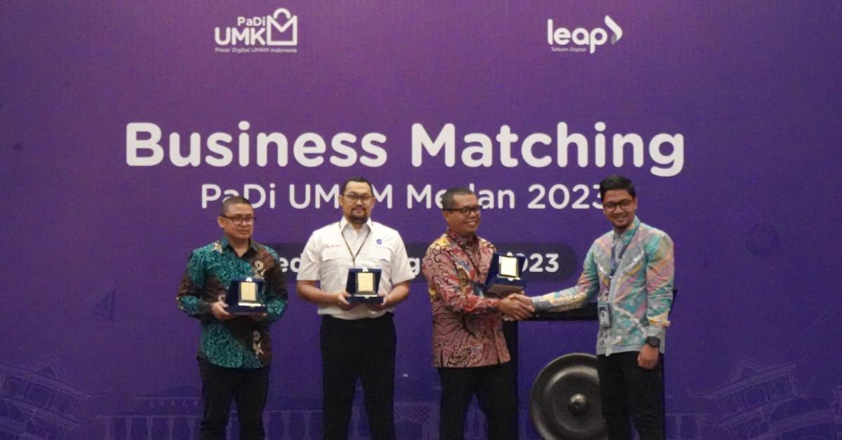 Business Matching PaDi UMKM Tembus Rp55 M, Telkom Dukung UMKM di Medan Naik Kelas