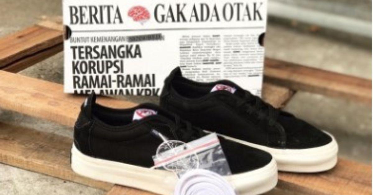 Brand Lokal Asal Depok Nobrands Footwear, Rilis Sneakers dengan Tema Anti Korupsi