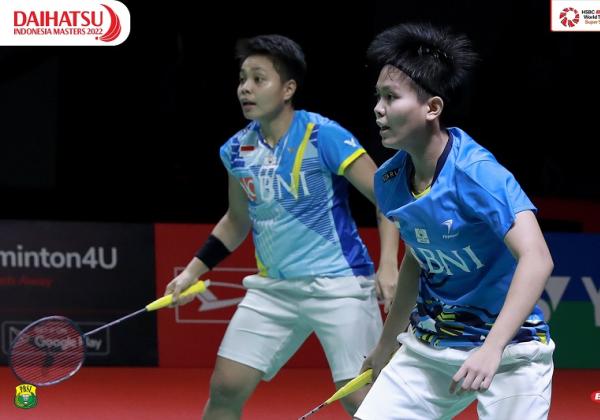 Indonesia Masters: Rebut Tiket ke Final dari Malaysia, Ini Reaksi Tak Biasa Apriyani/Fadia