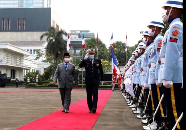 Menhan Prabowo Subianto Terima KSAU Perancis, Bahas Hal Ini