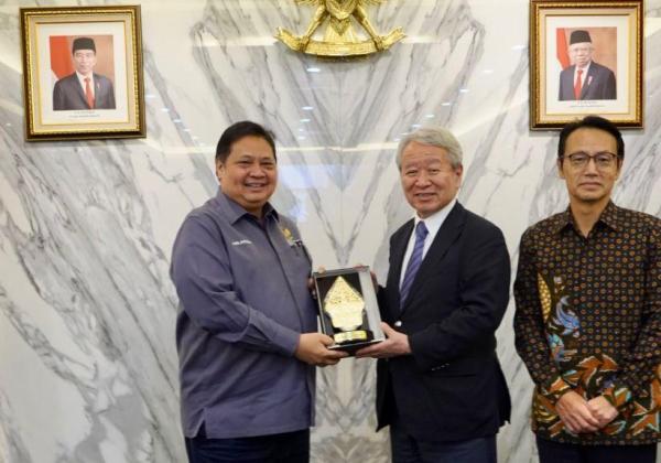 Di Depan Presiden JICA, Airlangga Sebut Pemerintah Indonesia Dukung Keberlanjutan Proyek MRT