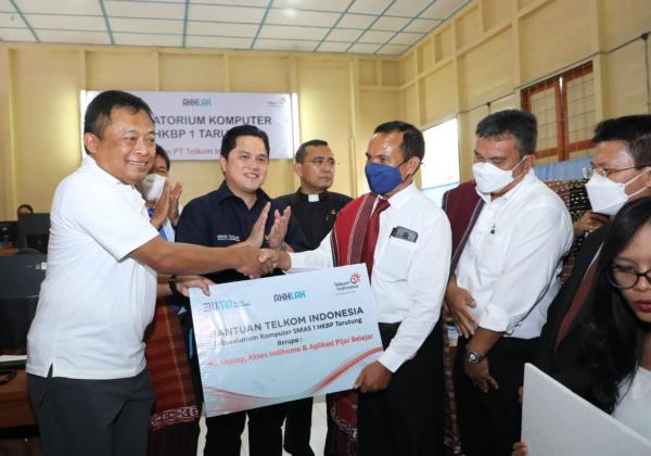 Tingkatkan Daya Saing Generasi Muda,Telkom Hadirkan Digitalisasi Pendidikan di Tarutung