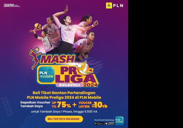 Proliga 2024 Siap Digelar di Semarang, Banyak Promo Beli Tiket di Aplikasi PLN Mobile
