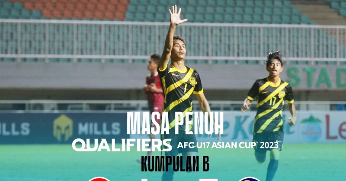 Hasil Laga Grup B Kualifikasi Piala Asia U-17 2023: Timnas Indonesia U-17 Dibantai Malaysia U-17