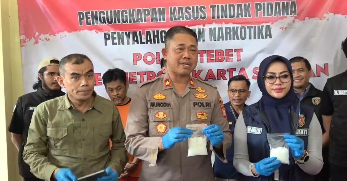Gagalkan Peredaran Narkoba, Polsek Tebet Bekuk 1 Tersangka di Pasar Manggis