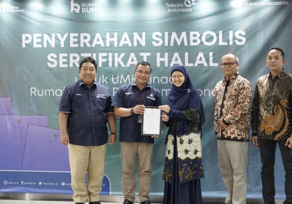 Tingkatkan Daya Saing Global, Telkom Dukung Sertifikasi Halal 497 UMKM Binaan