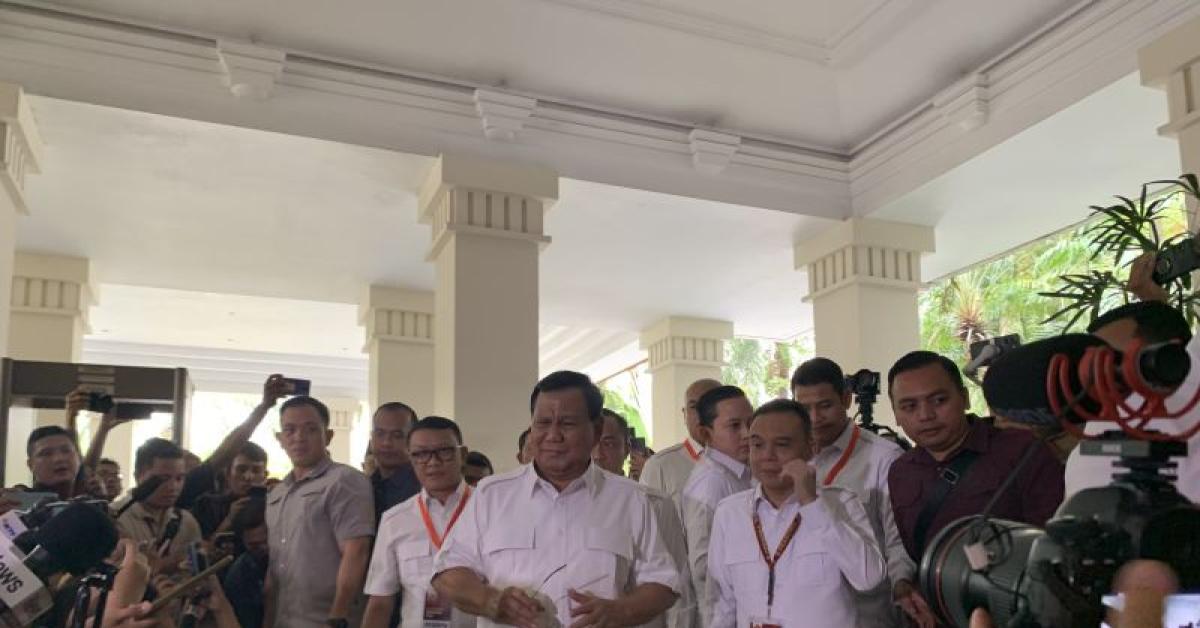 Prabowo Alhamdulillah MK Tolak Gugatan Batas Usia Maksimal Capres-Cawapres