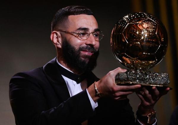 Sah! Karim Benzema Pemenang Balon d'Or 2022